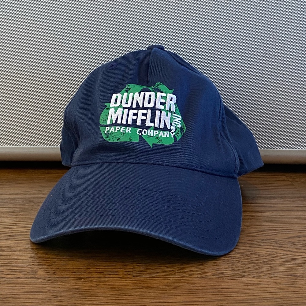 The Office Dunder Mufflin Recycle Adjustable Curved Brim Snapback Hat